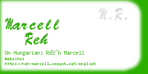 marcell reh business card